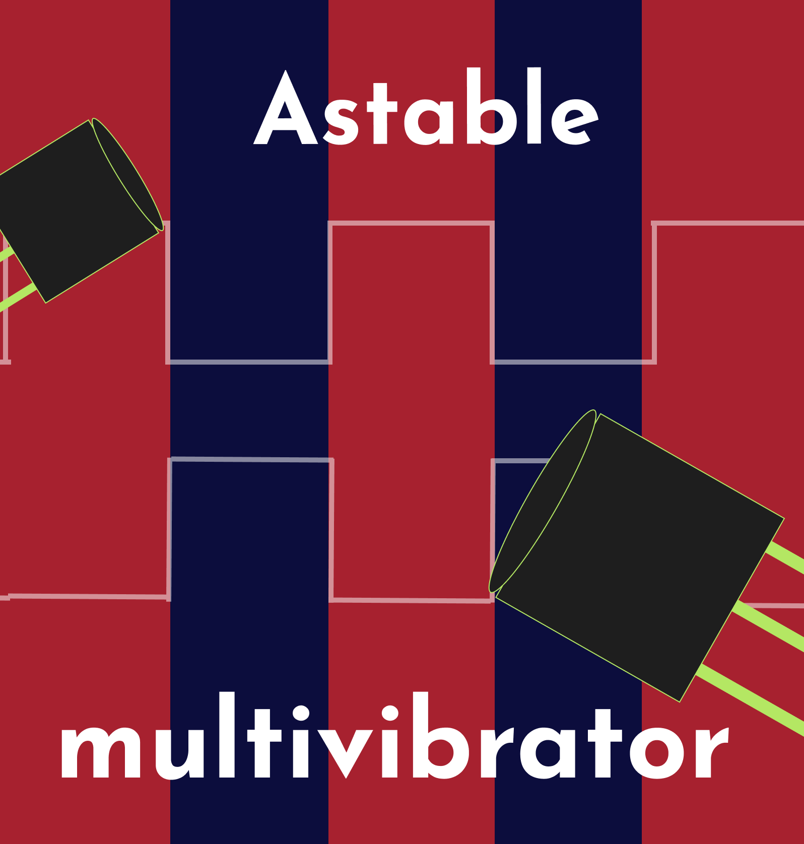 Learn how to build astable multiviberator using transistor without relaying on Ic.design your own.